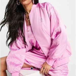 Adidas originals luxe 2000 satin bomber jacket